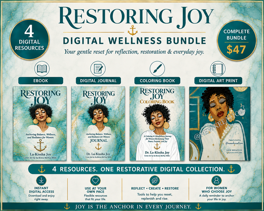 💜 RESTORING JOY DIGITAL WELLNESS BUNDLE ⚓️