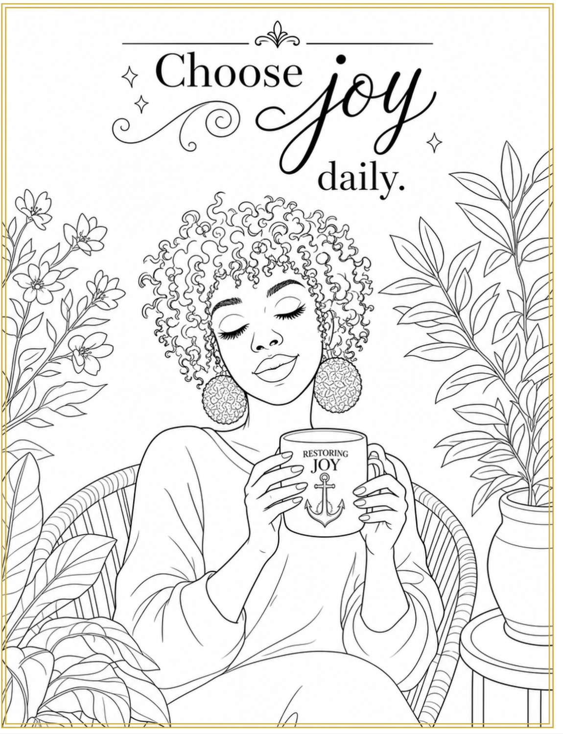 RESTORING JOY DIGITAL COLORING BOOK